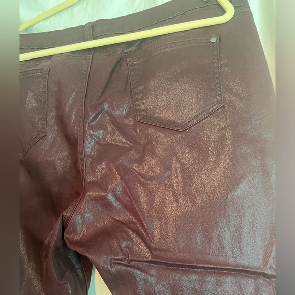 Simply Be Lana Burgundy Jeans Size 18 - Picture 8 of 11